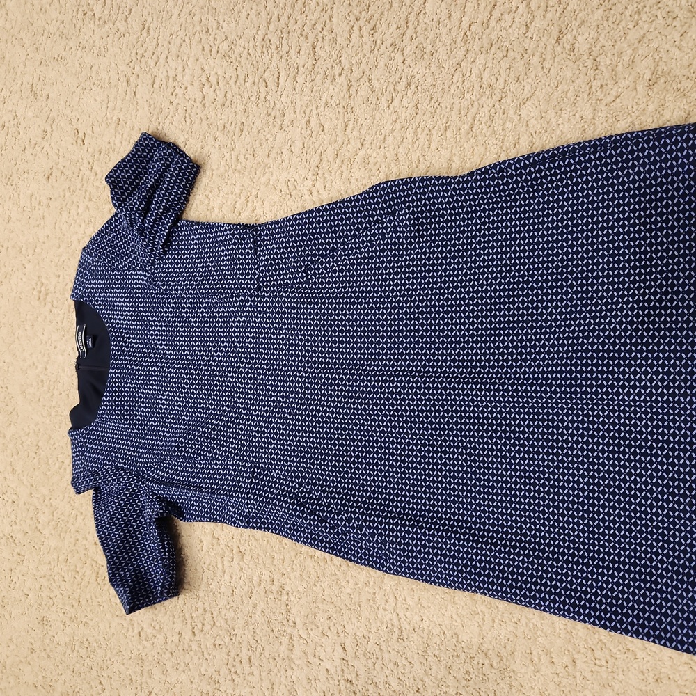 Lands End Ponte dress in Navy